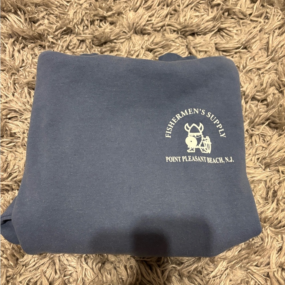 Fisherman’s Supply Blue Hoodie